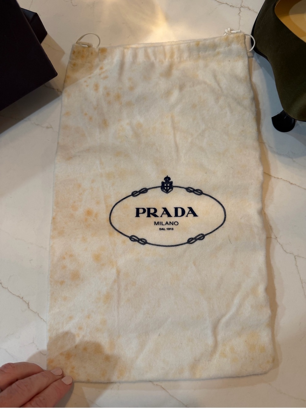 Vintage Prada "Tundra Raso" Satin Square Toe Heels - New With Original Box - Picture 7 of 9